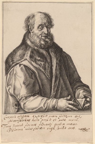 Johannes Zurenus (Jan van Zuren) by Hendrik Goltzius after Maerten van Heemskerck