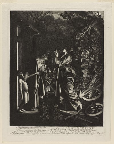 The Mocking of Ceres (Ceres Seeking Her Daughter) by Hendrik Goudt