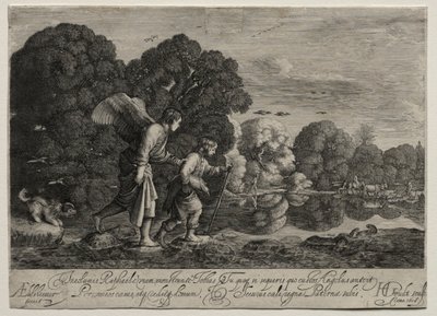 Tobias and the Angel by Hendrik Goudt