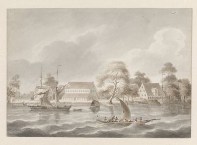 Plantation Jagtlust on the Suriname River by Hendrik Huygens