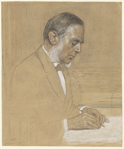 Portrait of Sjoerd Anne Vening Meinesz by Hendrik Johannes Haverman