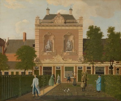The Garden and Coach House of 524 Keizersgracht in Amsterdam by Hendrik Keun