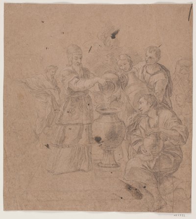 Abraham and Melchizedek (Genesis 14:17) by Hendrik Krock