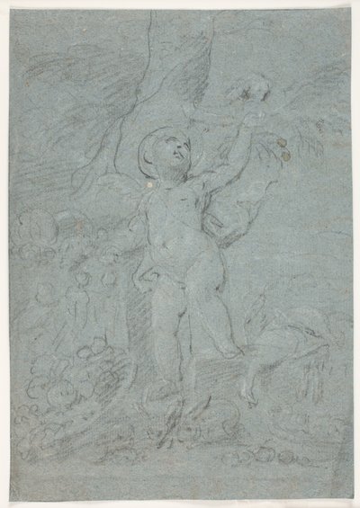 Cupid, Playing with Animals by Hendrik Krock