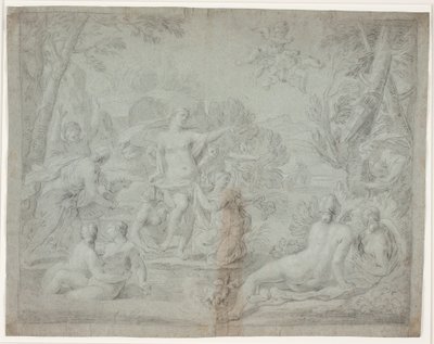 Diana and Actaeon (Ovid, Met., III, 175 ff.) by Hendrik Krock