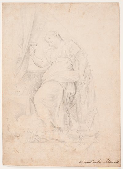 Jael Kills Sisera. Study after Composition by Carlo Maratti (Mezzetti, p. 345, no. 150) by Hendrik Krock