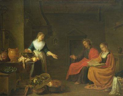 Christ in the House of Martha and Mary, 1645 by Hendrik Martensz Sorgh