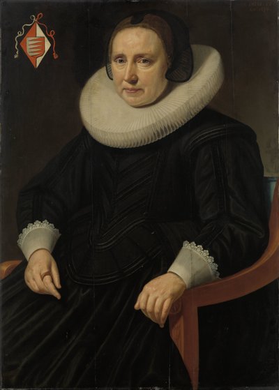Portrait of Sara Sweerts de Weert, Second Wife of Antonius Antonides van der Linden by Hendrik Meerman