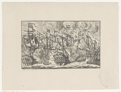 Battle of Dogger Bank on August 5, 1781 by Hendrik Numan