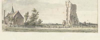 The Ruins of the House at Kleef near Haarlem by Hendrik Spilman