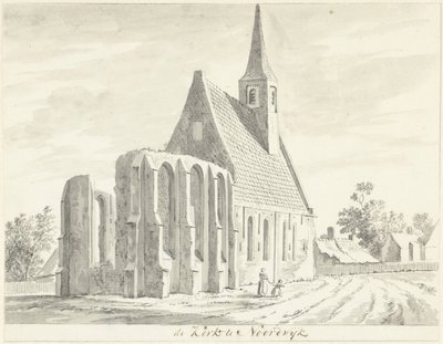 View of the White Church in Noordwijkerhout by Hendrik Tavenier