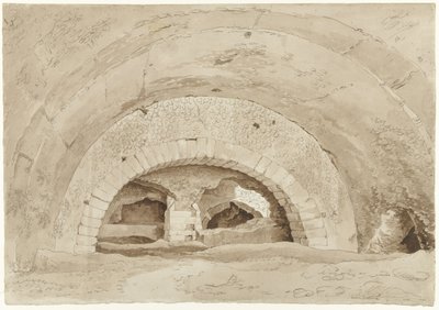 So-called Stables of Maecenas at Tivoli by Hendrik Voogd