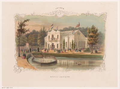 View of the concert hall of Arnhem (Musis-sacrum) by Hendrik Wilhelmus Last (attributed to)