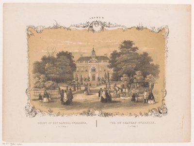 View of Castle Overbeek (Arnhem) by Hendrik Wilhelmus Last