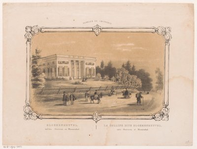 View of Bloemenheuvel Estate by Hendrik Wilhelmus Last