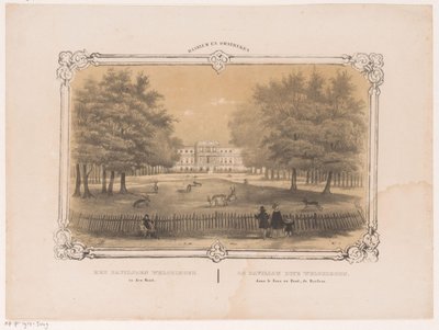 View of Pavilion Welgelegen by Hendrik Wilhelmus Last