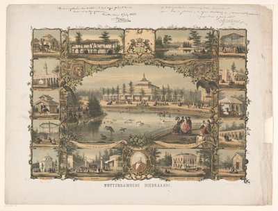 Views of the Zoo in Rotterdam by Hendrik Wilhelmus Last