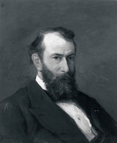 Portrait of Willem van Konijnenburg by Hendrik William Mesdag