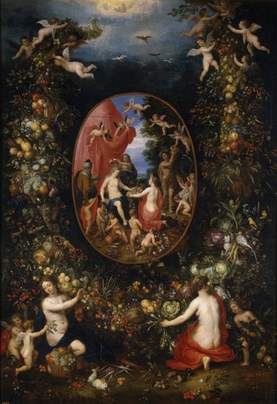 Cybele and Seasons, before 1618 by Hendrik van the Elder Balen