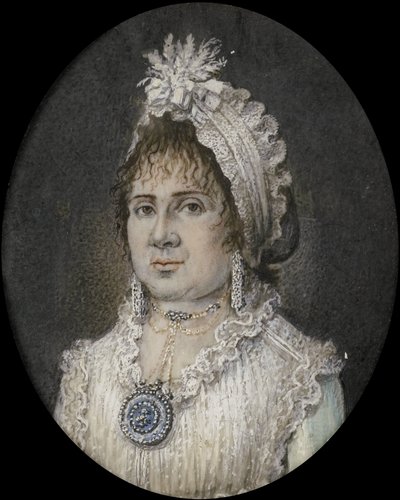 Catharina Theresia Weber (1760/61-1847), Wife of Joannes Titsingh, Amsterdam by Hendrik van Overklift (possibly)