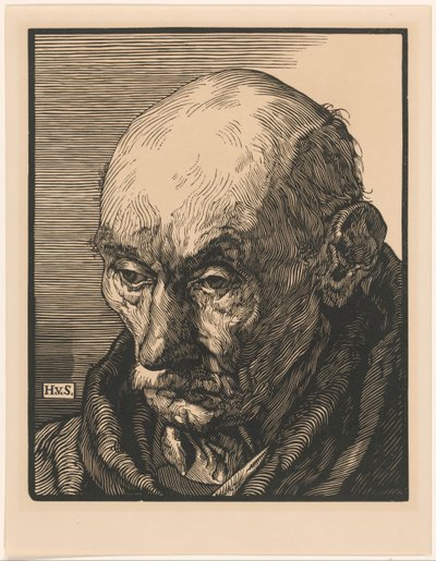Portrait of an Unknown Old Man by Hendrik van Straten
