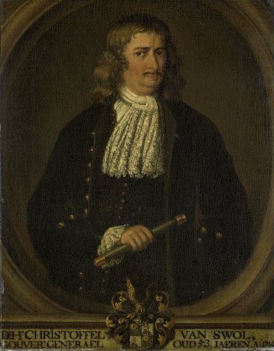 Portrait of Christoffel van Swoll, Governor-General of the Dutch East Indies by Hendrik van den Bosch (copy after)