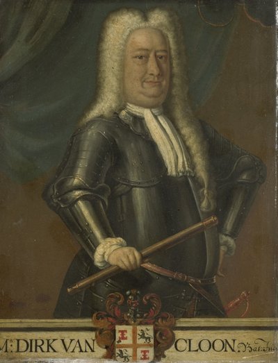 Portrait of Dirk van Cloon, Governor-General of the Dutch East Indies by Hendrik van den Bosch (free after)
