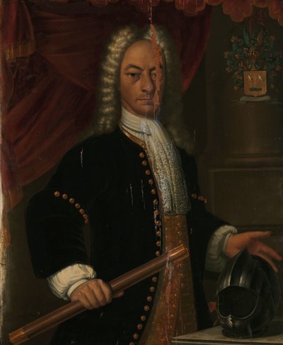 Portrait of Diederik van Durven, Governor-General of the Dutch East Indies by Hendrik van den Bosch