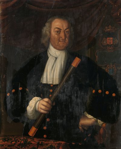 Portrait of Hendrik Swaardecroon, Governor General of the Dutch East Indies by Hendrik van den Bosch