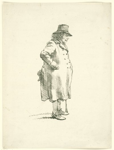 Portrait of the Beggar Hendrik Delbroeck by Hendrik van der Burgh