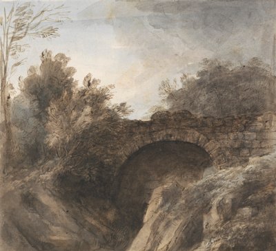 Bridge Over a Deep Gorge by Heneage Finch fourth Earl of Aylesford