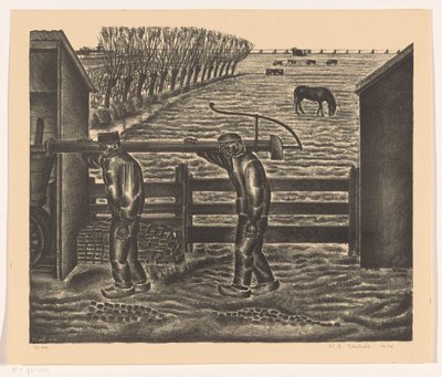 Farmers with Pump by Henk Henriët