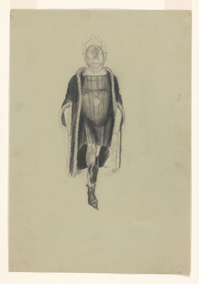 Figure with Nose in the Air by Henk Henriët