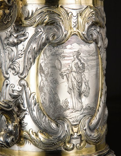 Detail (of a Tankard, Danzig, c.1670) by Hennick (attr. to) Probst