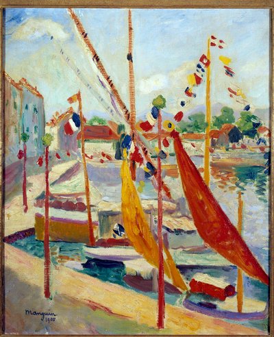 July 14 at Saint Tropez by Henri Charles Manguin