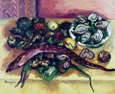 Still Life with Eel by Henri Charles Manguin