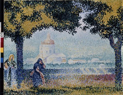 The Church of Saint Mary of the Angels near Assisi by Henri Edmond Cross