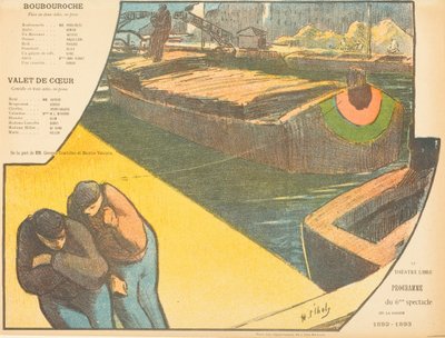 Theater Program for "Boubouroche" and "Jack of Spades" by Henri-Gabriel Ibels