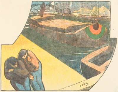 Theater Program for "Boubouroche" and "Jack of Spades" by Henri-Gabriel Ibels