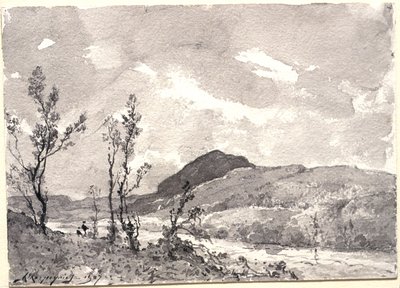 Along a River Bank by Henri-Joseph Harpignies