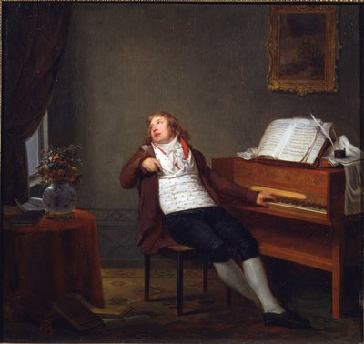 Portrait of the pianist and composer Johann Ladislaus Dussek (1760-1812) by Henri Pierre Danloux