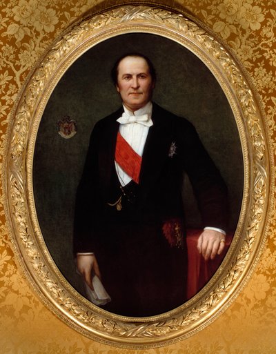 Portrait of Baron Eugene-Georges Haussmann, Prefect of Paris by Henri Lehmann