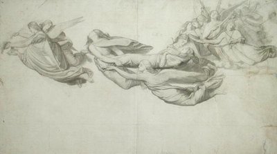Sketch for Saint Catherine of Alexandria by Henri Lehmann