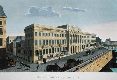 The Hotel des Monnaies, c.1815-20 by Henri (after) Courvoisier Voisin