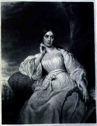 Madame Malibran in the Role of Desdemona, engraved by Charles Turner by Henri (after) Decaisne