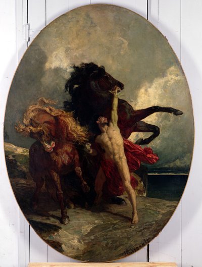 Automedon with the Horses of Achilles by Henri Alexandre Georges Regnault