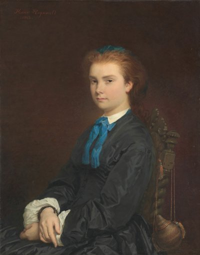 Portrait of a Young Woman, 1863 by Henri Alexandre Georges Regnault