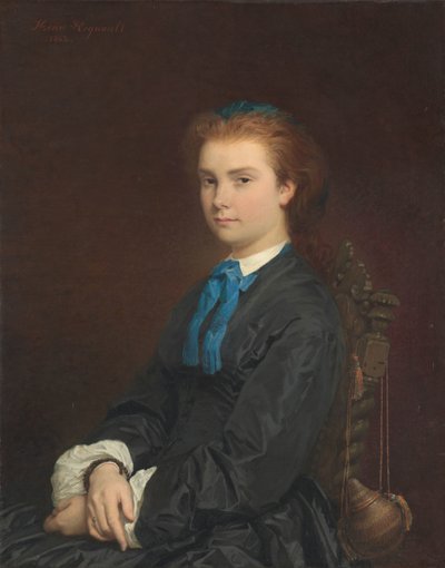 Portrait of a Young Woman by Henri Alexandre Georges Regnault