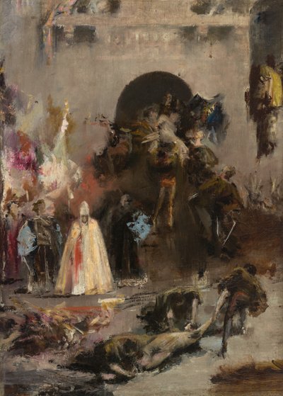 Scene from the Spanish Inquisition by Henri Alexandre Georges Regnault