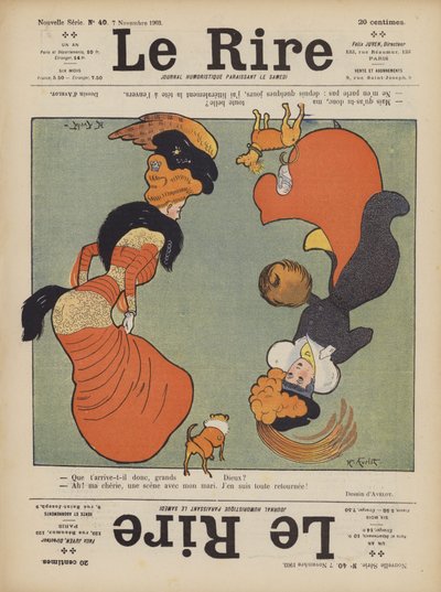 Illustration for Le Rire by Henri Avelot